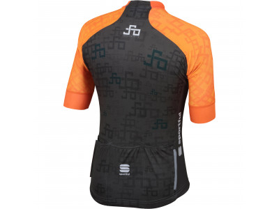 Sportful SAGAN LOGO Tricou BodyFit TEAM portocaliu