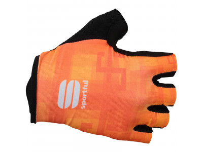 Sportowe rękawiczki SAGAN LOGO pomarańczowe