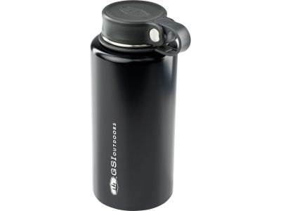 GSI Outdoors Microlite 1000 Twist Thermos-Flasche, 1 l, schwarz
