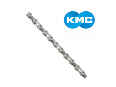 Łańcuch KMC X 8 srebrno-szary, w torbie ze spinką, 116 ogniw
