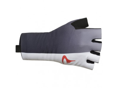 Pinarello SPEED Think Asymmetrische Handschuhe, grau/weiß