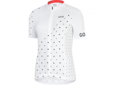 Damska koszulka rowerowa GOREWEAR C7, nordycki błękit/biały