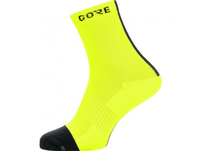 GOREWEAR M Mid Socks neon sárga/fekete 41/43