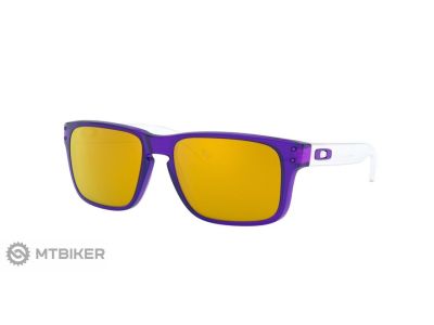 Ochelari Oakley Holbrook XS, violet transparent/iridiu 24K