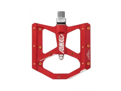 Azonic Wicked red pedals