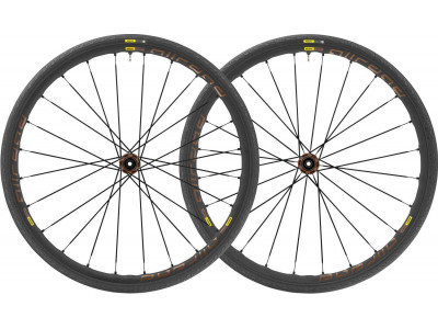 Mavic Allroad Elite Disc CL road braided wheels with 35 mm tires