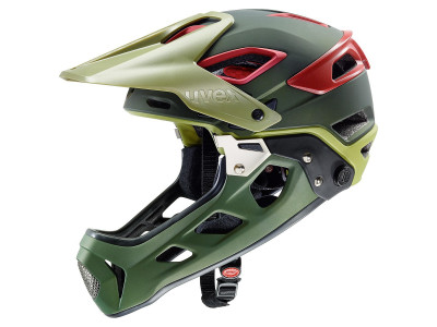 uvex Jakkyl HDE helmet olive / red mat