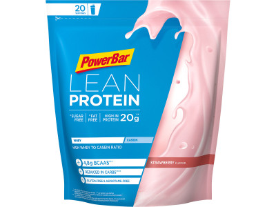 PowerBar LEAN Protein Capsuni 500 g