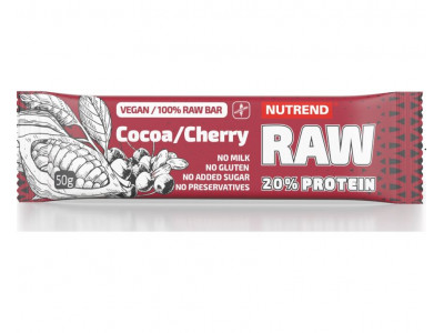 NUTREND Raw Protein Bar bar 50g cocoa / cherry