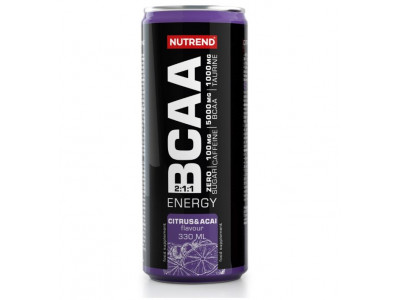 NUTREND BCAA ENERGY ital, 330 ml (kitöltéssel)