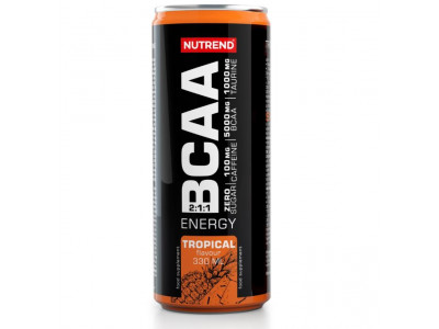 Nutrend BCAA ENERGY - tropical, 330 ml