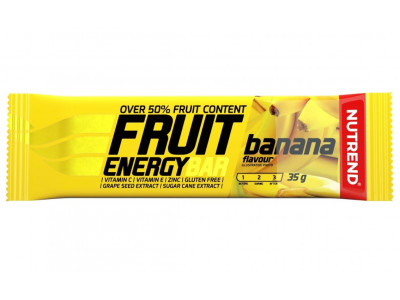 Nutrend FRUIT ENERGY BAR - banán, 35 g