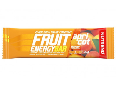 NUTREND FRUIT ENERGY BAR - marhuľa, 35 g