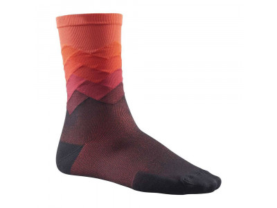 Mavic Cosmic Graphic ponožky fiery red 2019