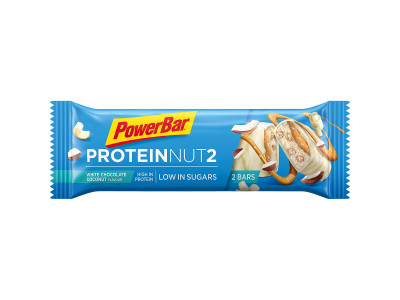 PowerBar Protein Nut2 szelet 2x22,5g Fehér csokoládé - Kókuszos