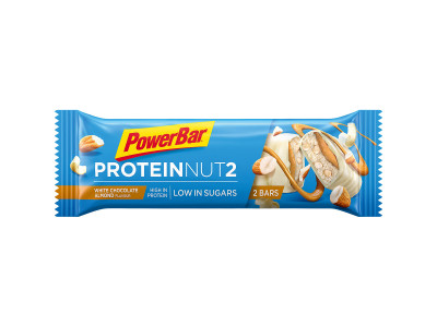 PowerBar Protein Nut2 tyčinka 2x22,5g Biela čokoláda/Mandle