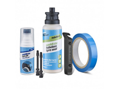 Weldtite Complete Tubeless Road konverzný kit na bezdušové plášte