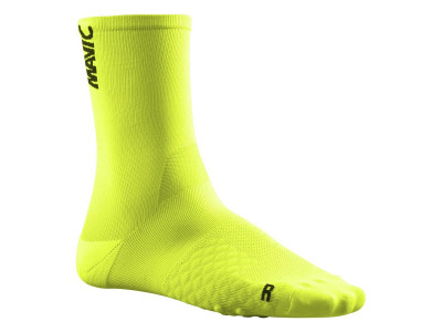 Mavic Come socks safety yellow / black 2019