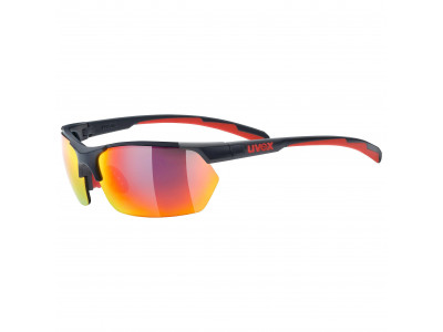 uvex Sportstyle 114 glasses, gray/red matte