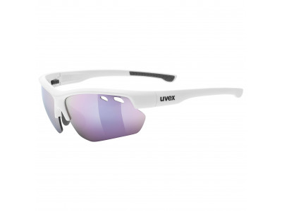 Okulary uvex Sportstyle 115, matowe białe / wymienne soczewki