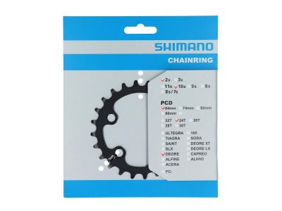 Shimano FC-M6000 24-tooth chainring (BE)