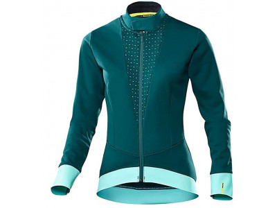 Mavic Sequence Thermo women&amp;#39;s cycling jacket deep teal 2017 size M SAMPLE