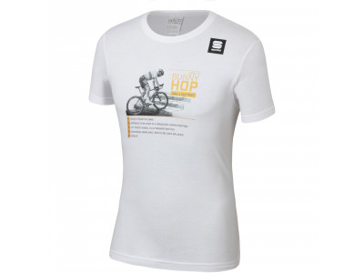 Sportful PETER SAGAN HOP tričko bílé/černé