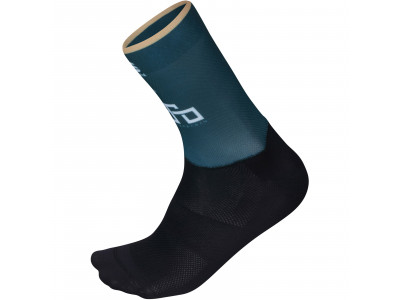 Sportful SAGAN GOLD ponožky modrozelené/černé