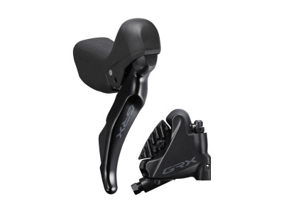 Shimano GRX ST-RX400R/BR-RX400R Dual Control right shift lever/hydr. brake, 10-speed, Flat Mount, 1700 mm tube + pads L03A