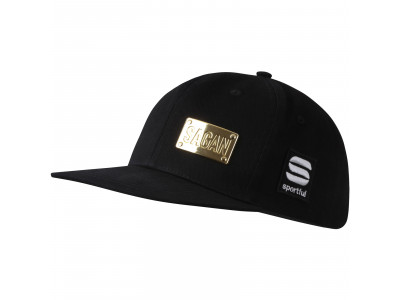 Sportowa czapka SAGAN GOLD w kolorze czarnym  