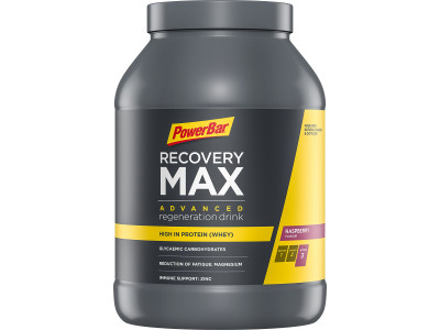 PowerBar Recovery MAX regenerating raspberry drink