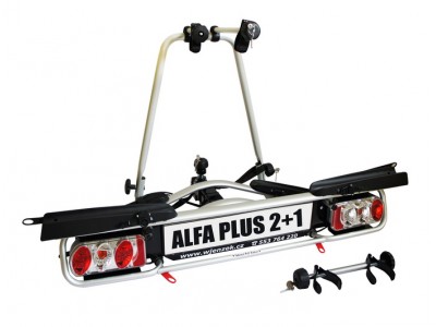 Składany bagażnik na rowery Wjenzek Alfa Plus 2+ 1 Alu