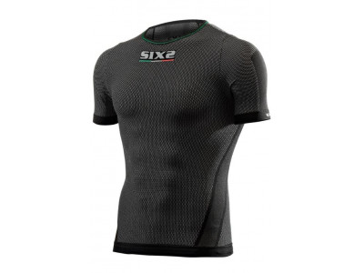 Tricou funcțional SIX2 TS1L cu ​​mânecă scurtă, negru