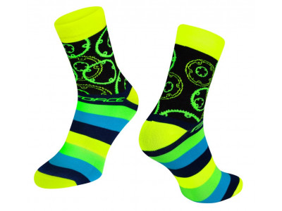 FORCE Sprocket Socken fluo