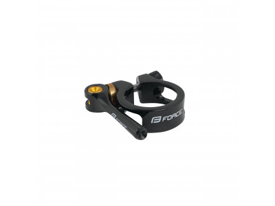 Force seat clamp with quick release black