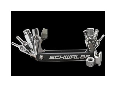 Schwalbe Mini-Werkzeuge – Sechskant 2,2,5,3,4,5,6,8 mm, T25, flacher Schraubendreher, Flaschenöffner