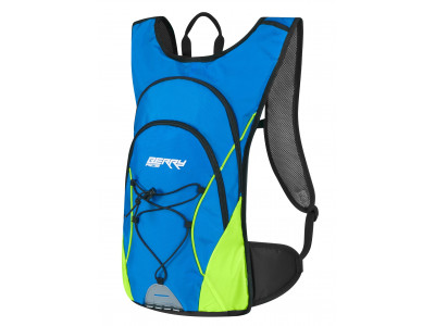 FORCE Berry Ace backpack, 12 l, blue/fluo