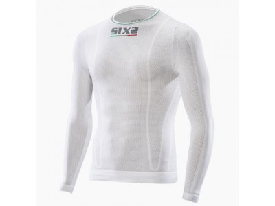 Funkcjonalna koszulka z długim rękawem SIX2 TS2L w kolorze białym