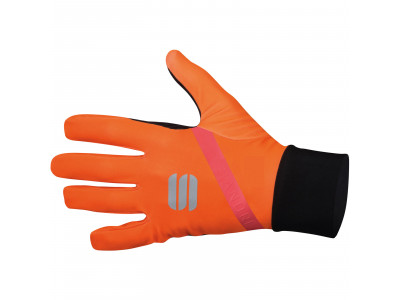 Rękawiczki Sportful Fiandre Light czarno-pomarańczowe