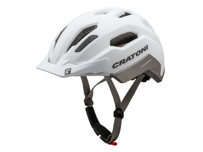 Cratoni C-Classic helmet, model 2021, white-anthracite