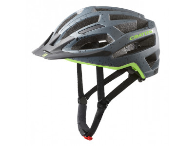 Cratoni C-FLASH helmet, matte grey/lime