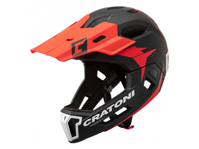 CRATONI C-Maniac 2.0 MX Helm, schwarz/rot