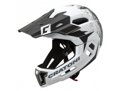 Cratoni C-MANIAC 2.0 MX helma bílo-černá, model 2022
