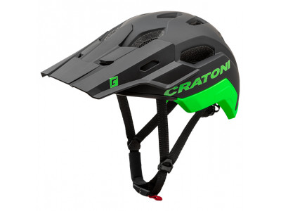 CRATONI C-MANIAC 2.0 Trail Helm, schwarz/ matt neongrün