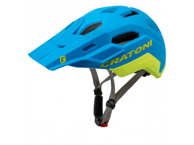 Cratoni C-MANIAC 2.0 TRAIL helmet, blue/lime matte