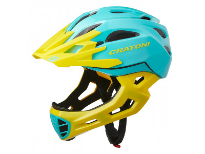 CRATONI C-Maniac helmet, model 2020, turquoise-yellow