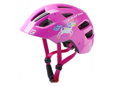 Cratoni MAXSTER Unicorn helma růžová