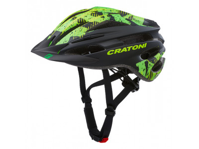 Cratoni helmet PACER JR. - black-lime matt, model 2021