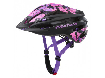 CRATONI Pacer Helm, schwarz/rosa