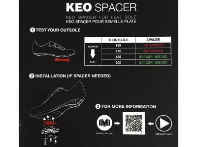 LOOK Keo Spacer-Pads